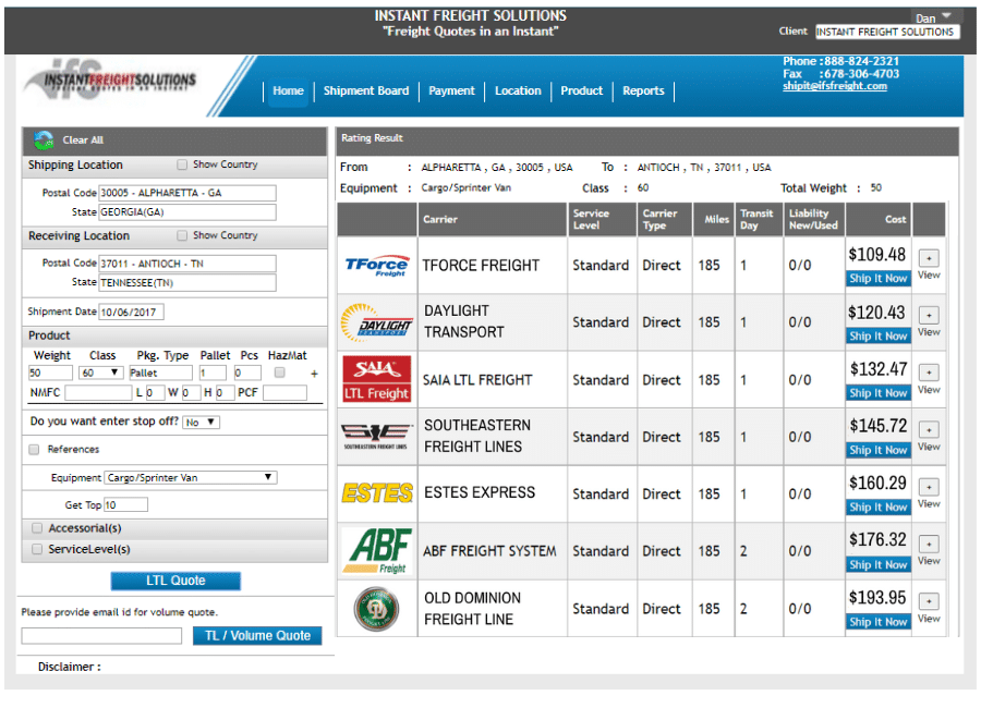 intelli-freight software