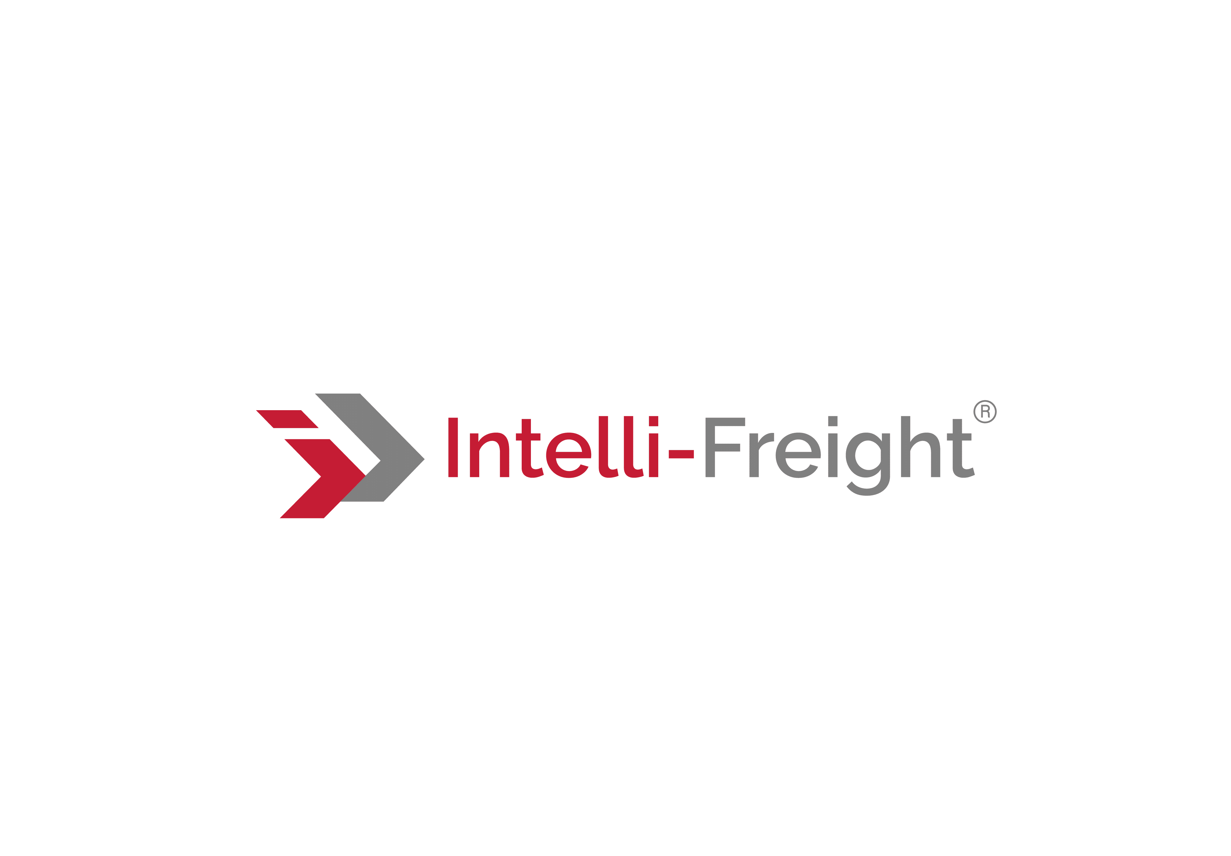 Intelli-Freight logo with trademark Intelli-Freight logo with arrow design.